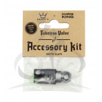 PEATY'S X CHRIS KING (MK2) SLATE TUBELESS VALVES ACCESSORY KIT (PTV2-ACCS-SLT-12) Množ. Uni