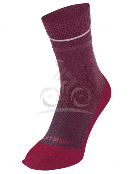 Vaude vlnené ponožky Wool Socks Short, unisex, cassis - 42-44