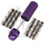 PEATY'S HOLESHOT TUBELESS PUNCTURE PLUGGER KIT - VIOLET (PPR-TPP-VLT-12) Množ. Uni