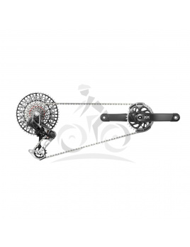 SRAM GS XX EAGLE TRANSMISSION AXS 170 TTYPE Množ. Uni (00.7918.167.001)