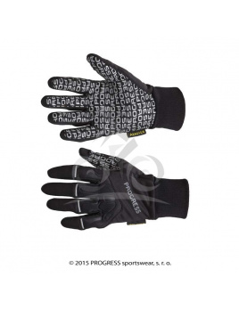 SNOWRIDE GLOVES zimní sportovní rukavice - L-černá