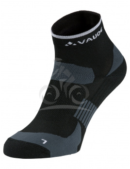 Vaude cyklistické ponožky Bike Short, unisex, black - Bike Socks Short, black, 39-41