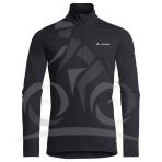 Vaude fleecový pulóver Livigno Halfzip II, pánsky, black - L