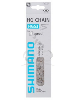 ŘETĚZ SHIMANO HG-53 9KOLO BALENÝ 116čl.