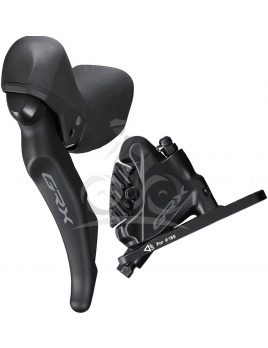 Súprava radenia a brzdenia SHIMANO GRX ST-RX600 2x11 rýchlostí predný brzdový strmeň polymér + chladič - FLAT MOUNT