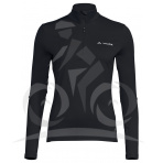 Vaude fleecový pulóver Livigno Halfzip II, dámsky, black - 36