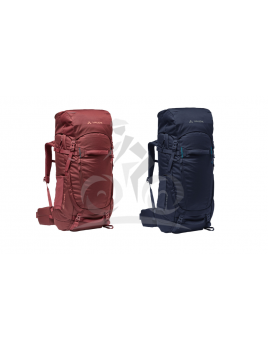 Vaude turistický batoh W. Astrum EVO 55+10, dámsky - dark cherry