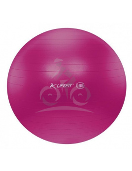 Gymnastická lopta LIFEFIT ANTI-BURST 65 cm, bordó F-GYM-65-22