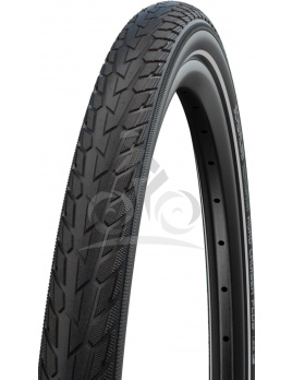 Schwalbe Road Cruiser Plus 55-622 ochrana proti prepichnutiu zelená čierny reflexný pruh