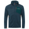 Vaude turistická mikina s kapucňou Monviso Fleece, pánska, dark sea/green - M