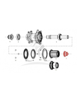 ZIPP END CAP DS REAR COGNITION NSW QR SRAM Množ. Uni (11.2018.033.002)