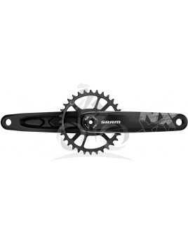 Kľuky SRAM NX Eagle Boost 148 DUB 12s 175 s priamou montážou 32z X-SYNC 2 oceľových prevodníkov, čierne