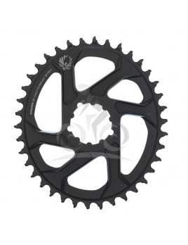 SRAM CR X-SYNC EAGLE OVAL 34T DM 3 OFF B BLK Množ. Uni (11.6218.038.020)