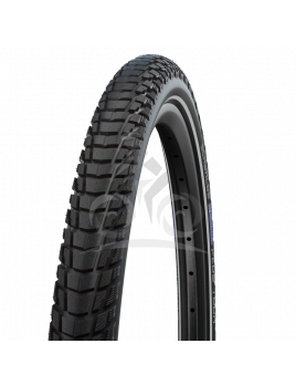 Schwalbe Marathon Plus Tour 27.5x2.15 AddixE SmartDualGuard čierna + reflexný pruh