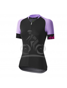 DOTOUT DÁMSKÝ DRES CREW BLACK-LILAC (A23W180959) XS