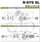 MAVIC REAR HUB QRM SL BEARINGS (L10682200) Množ. Uni