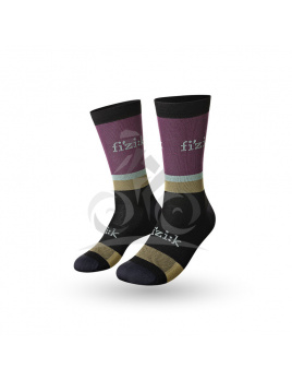 FIZIK SOCKS TEAM EDITION MUD/GRAPE (FZKSOCKSTE8598) M