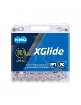 ŘETĚZ KMC X-GLIDE CUES X EPT 9-11SP. 126ČL.NEREZ BOX