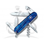 Vreckový nôž Victorinox Spartan priesvitný modrý