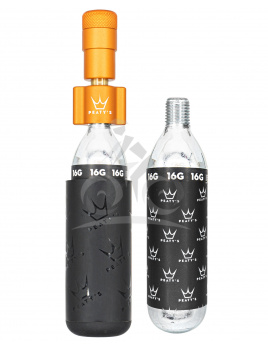 PEATY'S HOLESHOT CO2 TYRE INFLATOR - ROAD & GRAVEL (16G) - MANGO (PPR-HTI-RAG-MNG-12) Množ. Uni