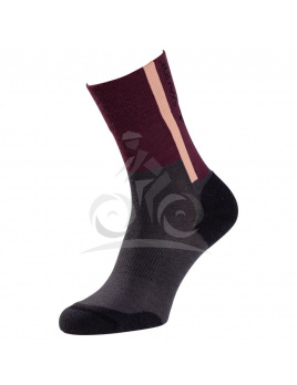 Vaude vlnené ponožky All Year Wool Socks, unisex, cassis uni - 39-41