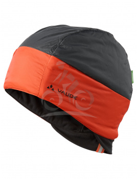 Vaude cyklistická čiapka Bike Warm Cap Plus, glowing red - S