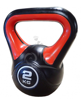 ACRA Kettlebell s cementovou náplňou - 2 kg