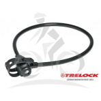 Trelock Zámok lankový KS 222/75/12 FIXXGO čierny 12 mm x 75 cm