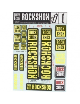 ROCKSHOX DECAL KIT 35MM NE01 YELLOW Množ. Uni (11.4318.003.507)