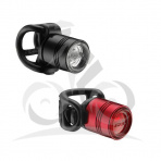 LEZYNE Set svetiel LED FEMTO DRIVE čierne+červené