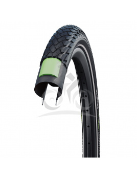 Schwalbe Marathon Green 26x1.75 Addix Eco GreenGuard reflexný pruh