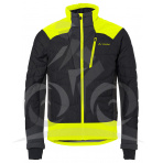 Vaude cyklistická bunda Minaki JIII, pánska, black/yellow - XL