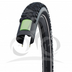 Schwalbe Smart Sam Plus 27.5x2.35 Addix DoubleDefense GreenGuard reflexný pruh