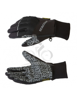 SNOWRIDE GLOVES zimní sportovní rukavice - XS-černá