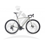 Cestný bicykel MMR ADRENALINE 10 - Light Grey N Black