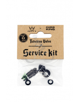 PEATY'S X CHRIS KING (MK2) TUBELESS VALVE SERVICE KIT (PTV2-SERVICE-12) Množ. Uni