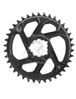 SRAM CR X-SYNC EAGLE 38T DM 6 OFFSET BLK Množ. Uni (11.6218.030.040)