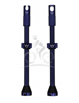 PEATY'S X CHRIS KING (MK2) NAVY TUBELESS VALVES - 80MM (PTV2-80-NVY-12) Množ. Uni