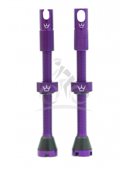 PEATY'S X CHRIS KING (MK2) VIOLET TUBELESS VALVES 60MM (PTV2-60-VLT-12) Množ. Uni