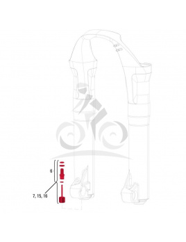 ROCKSHOX DOMAIN/LYRIK/TOTEM EXT REB ADJUST KNOB Množ. Uni (11.4015.074.000)