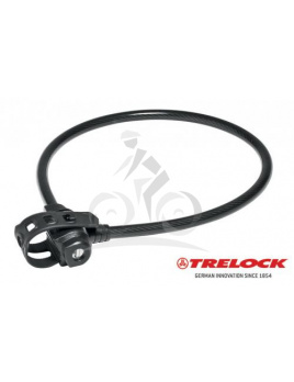 Trelock Zámok lankový KS 222/75/12 FIXXGO čierny 12 mm x 75 cm