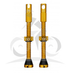 PEATY'S X CHRIS KING (MK2) GOLD TUBELESS VALVES - 60MM (PTV2-60-GLD-12) Množ. Uni