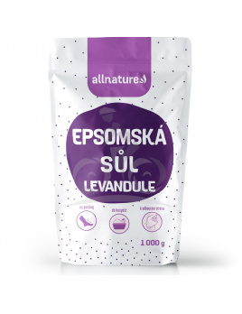 Allnature Epsomská soľ Levanduľa 1 kg