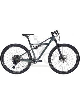 Celoodpružený bicykel SILVERBACK CF - SRAM GX 12s, veľkosť L - šedá