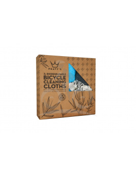 PEATY'S BAMBOO BICYCLE CLEANING CLOTHS (PACK OF 3) Množ. Uni