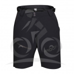 GENIUS BIKE SHORTS pánské cyklo šortky - XXL-černá