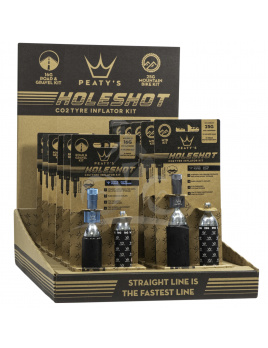 PEATY'S HOLESHOT CO2 TYRE INFLATOR - 6X 16G // 6X 25G - 12 COLOURS MIXED (PPR-HTI-MIX-48) Množ. Uni