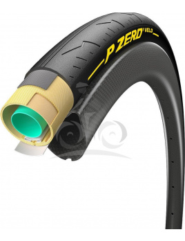 Pirelli P ZERO Velo TUBULAR, 28 - 622, TechBELT, 320 tpi, YellowSOFT, čierna