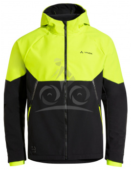 Vaude cyklistická bunda Qimsa Softshell, pánska, neon yellow - XXL