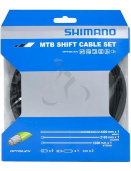 Sada radiacich laniek SHIMANO pre MTB OT-SP41 OPTISLIC čierna